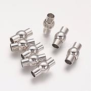Латунные магнитные застежки с клеевыми концами KK-G230-5mm-P-NF