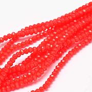 Стеклянные бусы граненые рондель GLAA-I033-3mm-02