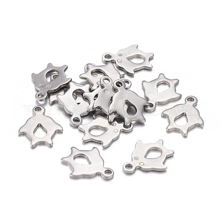 Не тускнеющие подвески из нержавеющей стали 201 STAS-F255-014P-1