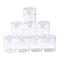 Plastic Beads Containers, Column, Clear, 2.5x2.8cm, Capacity: 5ml(0.17 fl. oz)