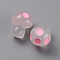 Luminous Resin Display Decoration, Glow in the Dark Ornaments, Mushroom, Pink, 17x14mm