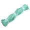 Waxed Cotton Cord, Aquamarine, 1.5mm, about 360yard/bundle(330m/bundle)