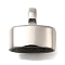 304 Stainless Steel Cord End, Stainless Steel Color, 14x15.5x8.5mm, Hole: 5mm, Inner Diameter: 13.5x6.5mm