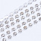 Brass Rhinestone Strass Chains, Rhinestone Cup Chains, Silver Color Plated, Crystal, 3mm, about 10yards/bundle