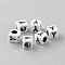 Opaque Acrylic Beads, Letter Style, Cube, Letter.Y, 6x6x6mm, Hole: 3mm, about 3000pcs/500g