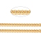 Iron Twisted Chains Curb Chains, Unwelded, Golden, 5.5x3.5x1mm, about 164.04 Feet(50m)/roll