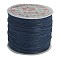Waxed Cotton Cord, Prussian Blue, 1mm, about 27.34 yards(25m)/roll
