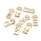 Alloy Open Back Bezel Pendants, for DIY UV Resin, Epoxy Resin Jewelry Making, Cat Paw, Cadmium Free & Lead Free, Light Gold, 45x24x2mm, Hole: 1.5mm, about 8pcs/bag