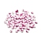 6/0 Opaque Glass Seed Beads, Round Hole, Rondelle, Crimson, 4~4.5x3~4mm, Hole: 0.8~1.5mm