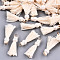 Polycotton(Polyester Cotton) Tassel Pendant Decorations, Mini Tassel, with Golden Tone Iron Findings and ABS Plastic Imitation Pearl, Light Goldenrod Yellow, 23mm, Jump ring: 5x0.8mm, 3.4mm inner diameter