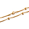304 Stainless Stee Necklaces, with Lobster Clasps, Golden, 19.6 inch(49.8cm)