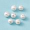 Natural Cultured Freshwater Pearl Beads, Round, Seashell Color, 9~9.5mm, Hole: 0.7mm