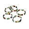 Natural Gemstone Rectangle Beaded Stretch Bracelet for Women, Inner Diameter: 2-1/8~2-1/4 inch(5.5~5.7cm)
