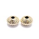 Гофрированные шарики из желтого золота KK-L183-031G-2