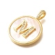 Подвески из латуни с микропаве KK-M309-42G-M-3