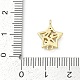 Латунные прозрачные подвески из кубического циркония KK-Z094-03G-02-3