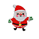 Самоклеящиеся нашивки с компьютерной вышивкой на рождественскую тему XMAS-PW0001-096C-1