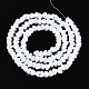 Гальванические непрозрачные стеклянные бусины GLAA-N022-4mm-03-2