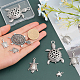 Подвески из сплава в тибетском стиле FIND-CA0006-44-3