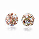Pave disco бусины RB-T017-04-04-3