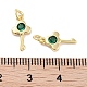 Латунные микро проложить кубического циркония подвески KK-C051-08G-3