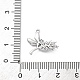 Кулоны со стразами и кристаллами из латуни KK-E793-05P-3