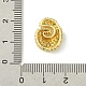 Подвески из латуни с покрытием из прозрачного кубического циркония KK-S378-01G-G-3