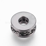 Латунные микро проложить кубического циркония бусы ZIRC-F088-037B