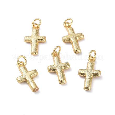 Текстурированные латунные подвески X-ZIRC-G160-52G-1