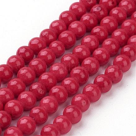 Естественно Mashan нефрита круглые бусины нити G-D263-4mm-XS31-1