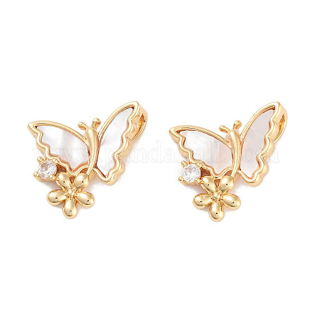 Латунные микро проложить кубического циркония подвески KK-C051-36G-1