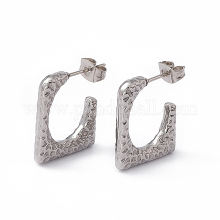 Серьги-гвоздики из нержавеющей стали 304 EJEW-G314-11P-1