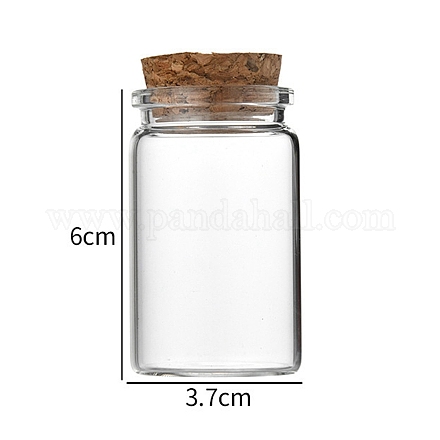 Стеклянная бутылка CON-WH0085-72C-1