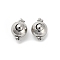 Brass Box Clasps, Cadmium Free & Nickel Free & Lead Free, Round, with Jump Ring, Platinum, 12.5x9x9.5mm, Hole: 1.5mm