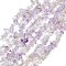 Natural Amethyst & Citrine Beads Strands, Chip, 4~12x3~5x1~4mm, Hole: 0.5mm, 16.06''(40.8cm)
