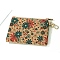 Cork Coin Purse, Softwood Zip Pouches, Wallets for Women, Flower, 12x8.5cm