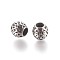 304 Stainless Steel Beads, Rondelle, Antique Silver, 8.5x8mm, Hole: 4.2mm