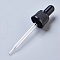 Glass Teardrop Set Transfer Graduated Pipettes, Black, 94x22mm, Capacity: 30ml(1.01fl. oz)