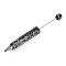 Iron Beadable Pen, Ball-Point Pen, with Polymer Clay Rhinestone, for DIY Personalized Pen with Jewelry Beads, Random Underlay, Crystal, 149x16mm