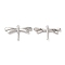 Brass Pendants, Cadmium Free & Nickel Free & Lead Free, Dragonfly Charm, Real Platinum Plated, 15x26x3mm, Hole: 1.2mm
