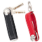 2 Sets 2 Colors PU Leather Keychain, with Zinc Alloy Accessories, Mixed Color, 1set/color