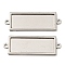 Non-Tarnish 201 Stainless Steel Cabochon Connector Settings, Rectangle, Stainless Steel Color, Tray: 30.5x10.5mm, 40x13.5x2mm, Hole: 1.8mm