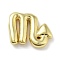 Brass Beads, Cadmium Free & Nickel Free & Lead Free, Twelve Constellations, Real 18K Gold Plated, Scorpio, 18.5x22.5x4.5mm, Hole: 3.5x2mm
