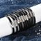 Mixed Braided Leather Cord Bracelets, with 304 Stainless Steel Magnetic Clasps, Black, 200x6mm