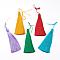 Polyester Tassel Big Pendants, Ice Silk Tassel, Mixed Color, 122x12mm
