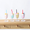 Mini Resin Cream Ice Cream Cup, Micro Landscape Garden Dollhouse Accessories, Pretending Prop Decorations, Mixed Color, 27x10mm