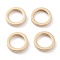 Brass Linking Rings, Long-Lasting Plated, Round Ring, Real 24K Gold Plated, 7x1mm, Inner Diameter: 5mm