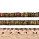 Природные Unakite бисер нитей G-T142-6mm-07-5