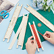 Мерные линейки из деревянного плетеного шнура TOOL-WH0155-74D-3