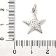 Звезда латуни подвески KK-L206-016S-3